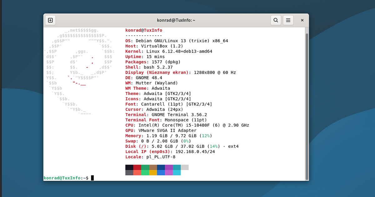 Debian 13 Trixie