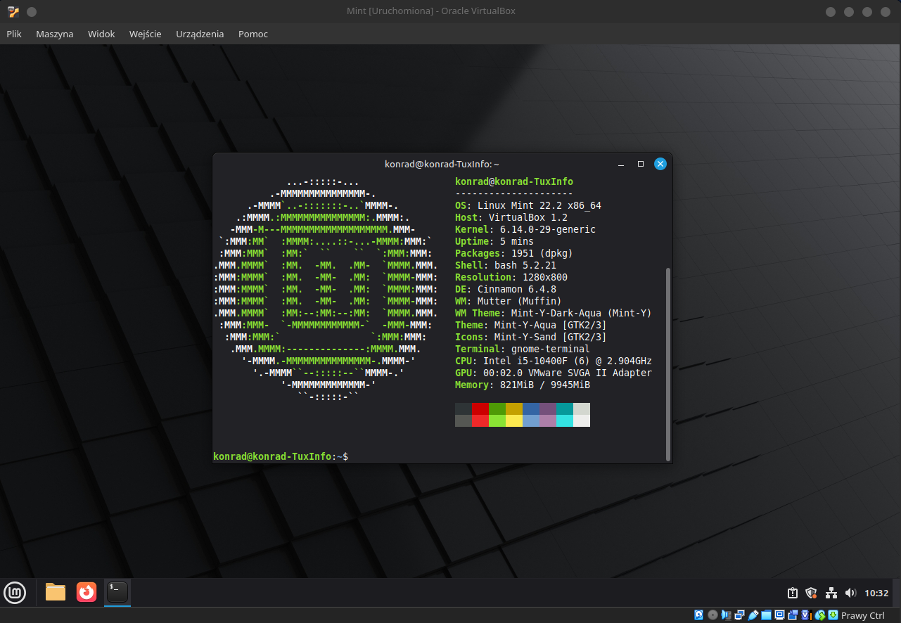 Linux Mint 22.2 Zara