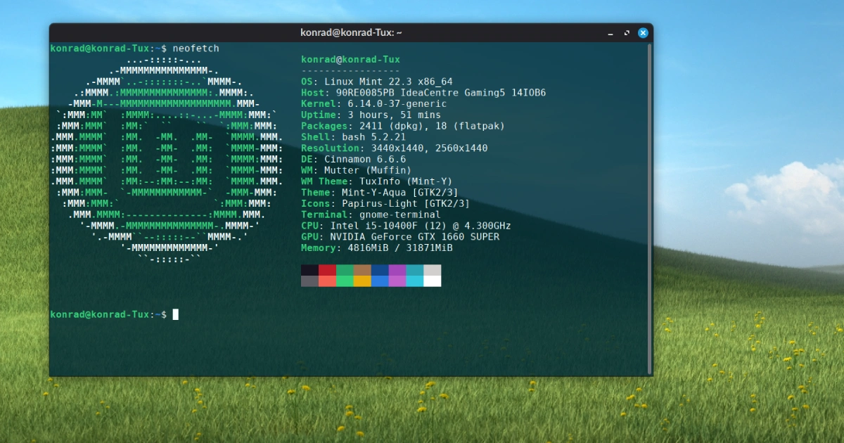 Linux Mint 22.3 Zena
