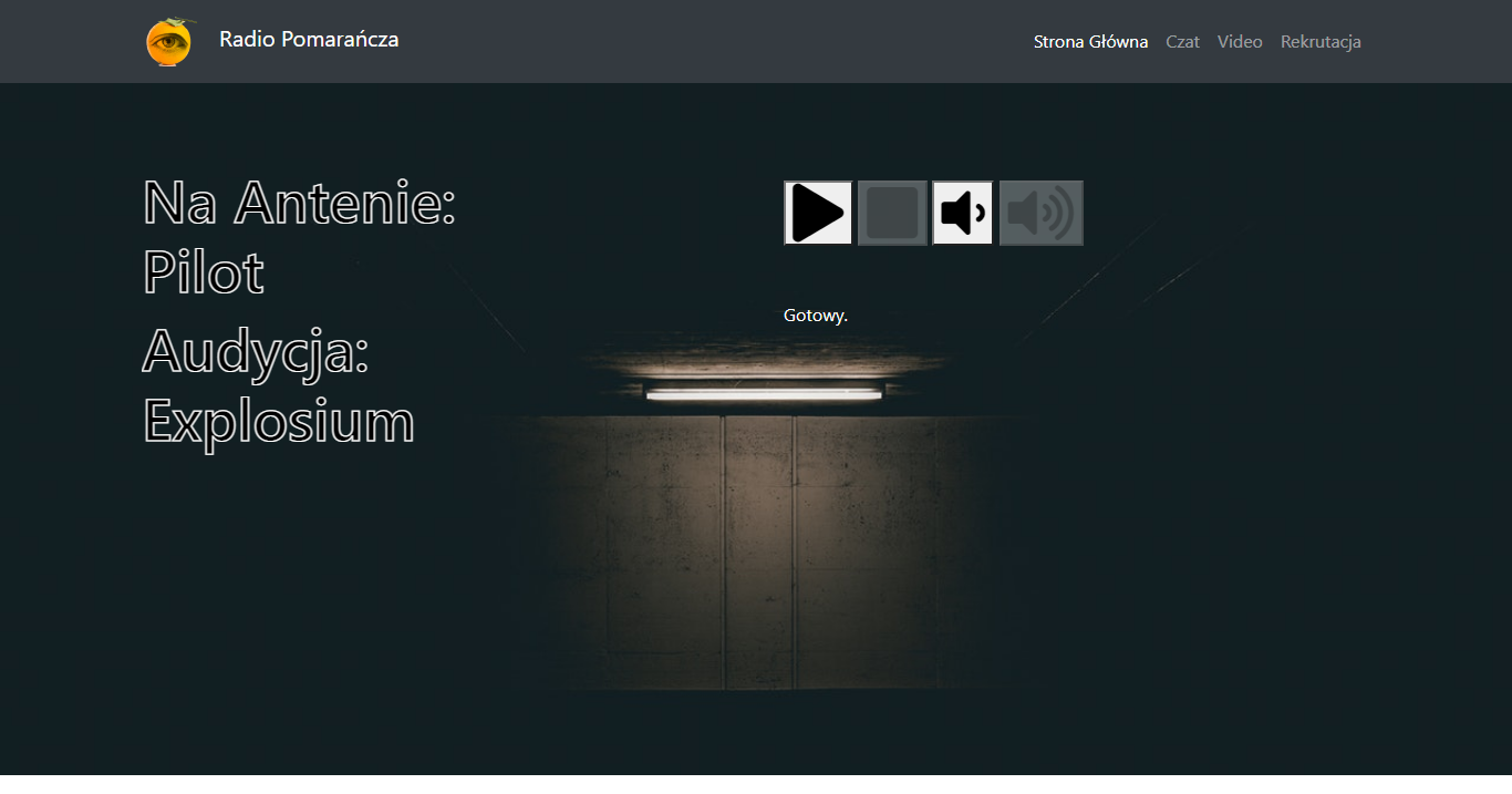 Szablon HTML dla radia